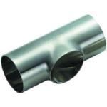 China Hot Stainless steel Butt Weld Straight Tee Equal Tee 1/2''-20'' SCH40 Pipe