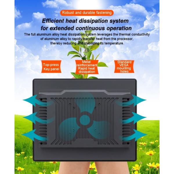 Fanless Waterproof 15 Inch Large Industrial Panel PCs Core 10th I5 All in One Pcs Embedded Multi-touch Panel Computer