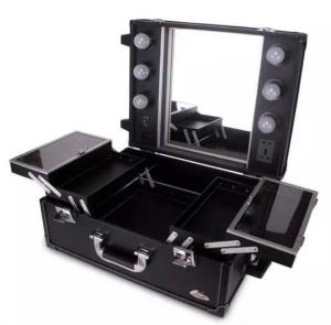Wholesale Light Weight Aluminum Makeup Case With Mirror And Lights For Makeup Artists from china suppliers