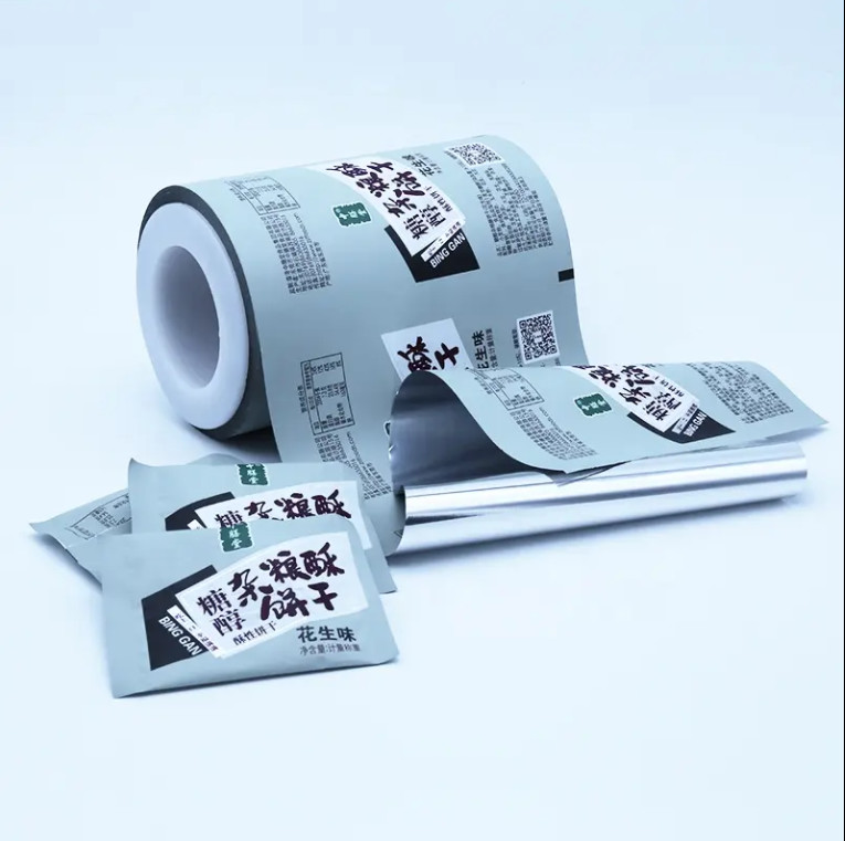 Customized OPP VMCPP Plastic Packaging Film Rolls for Dry Food Packaging
