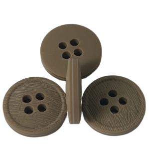 Wholesale Polyester 3 Layers 4 Holes Faux Wood Buttons 20L Use On Coat Jacket from china suppliers