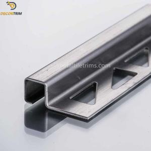 Wholesale Box Shape Stainless Steel Corner Trim , External Edge Tile Trim OEM ODM from china suppliers