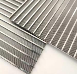 Wholesale 304 Stainless Steel Wedge Screen Filter Slot Size 150 300 750 Microns Panels from china suppliers