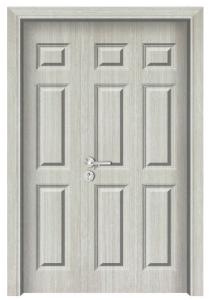 Wholesale AB-GMP13 deeply carved PVC-MDF double-leaf door from china suppliers