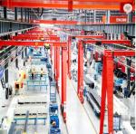 Electric Rail Traveling Single Girder Gantry Crane 20t Lifting