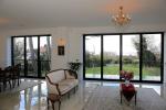 Durable Aluminium Sliding Glass Doors Anodized Surface Finishing Sliver Color