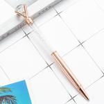 Big Crystal Diamond Ballpoint Pen 1.0mm Fashion Shiny Metal Gift Ball Pen