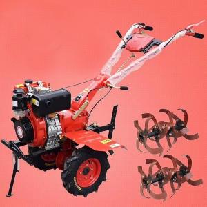 Wholesale 4.05KW Agriculture Machinery Equipment Tiller 178F Gear Electric Start Diesel from china suppliers