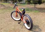 High Speed 1000W Fat Tire Beach Bikes / Custom Mountain Bike With Super Fat