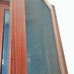 Vinyl PVC UPVC Casement Window Door Soundproof Glass With Mosquito Mesh