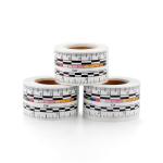 Self Adhesive Medical Paper Wound Measuring Tape For Nurse Patients