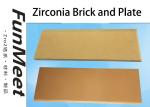 5.4G/CM3 DENSITY ZIRCONIA BRICKS PLATE / GASKET TYPE FOR METAL SINTERING