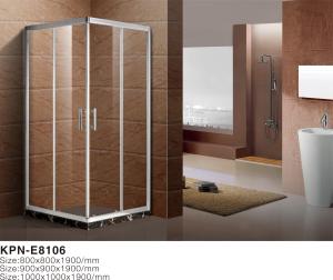 Wholesale Square 6mm tempered glass 900x900x2000mm Bathroom Curved Corner Shower Enclosure , Shower And Bath Enclosures from china suppliers