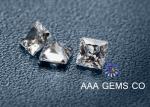 Forever Brilliant Square Moissanite Gemstone Colorless For Necklace