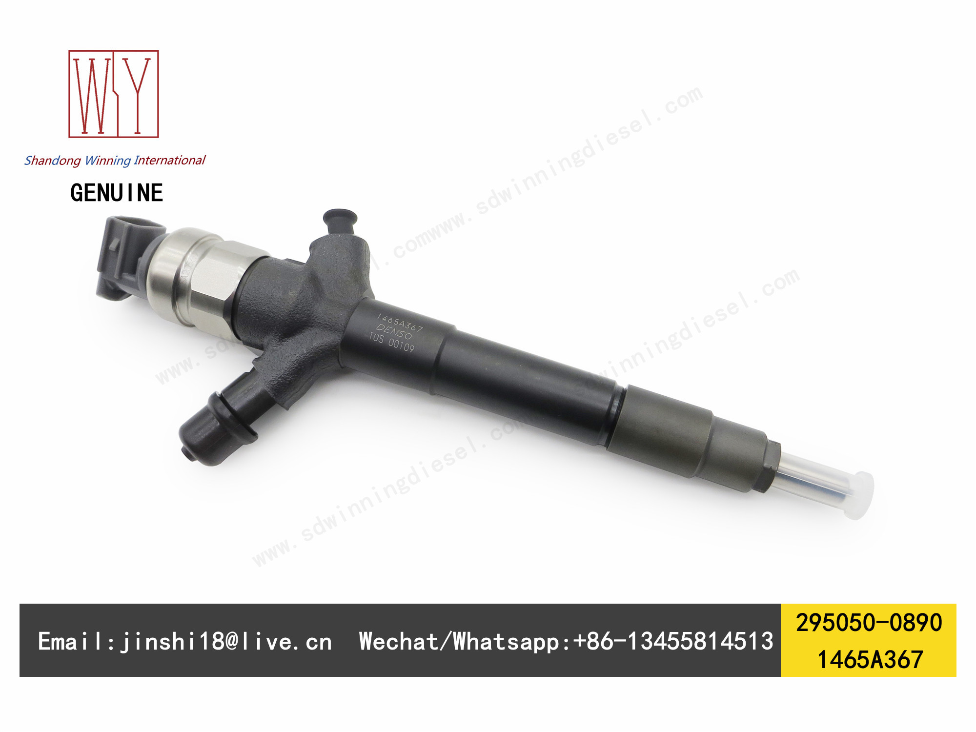 DENSO GENUINE AND BRAND NEW DIESEL FUEL INJECTOR 295050-0890, 1465A367 FOR MITSUBISHI L200 4D56 EURO 5 ENGINE