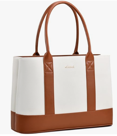 Laptop Bag for Women, Computer Work Tote Bag, Business Shoulder Handbag, Office Briefcase for Gift, Travel, Teacher