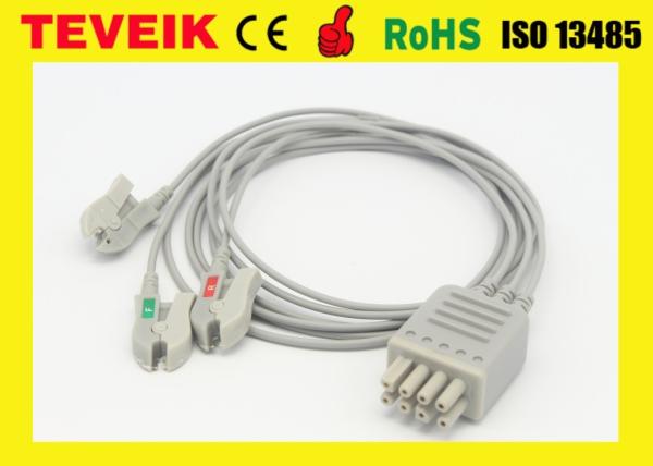 Nihon Kohden BR-903P ECG /EKG Cable compatible with 4155A11-6NUA 3 leads Clip