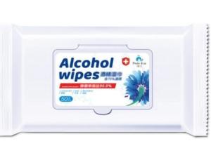 Wholesale Non Woven 75% Anti Bacterial Alcohol Wet Wipes / Wet Sanitizing Wipes from china suppliers