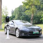 7kW Commercial Car Charging Station Point 200V 60Hz With Mobile Bluetooth