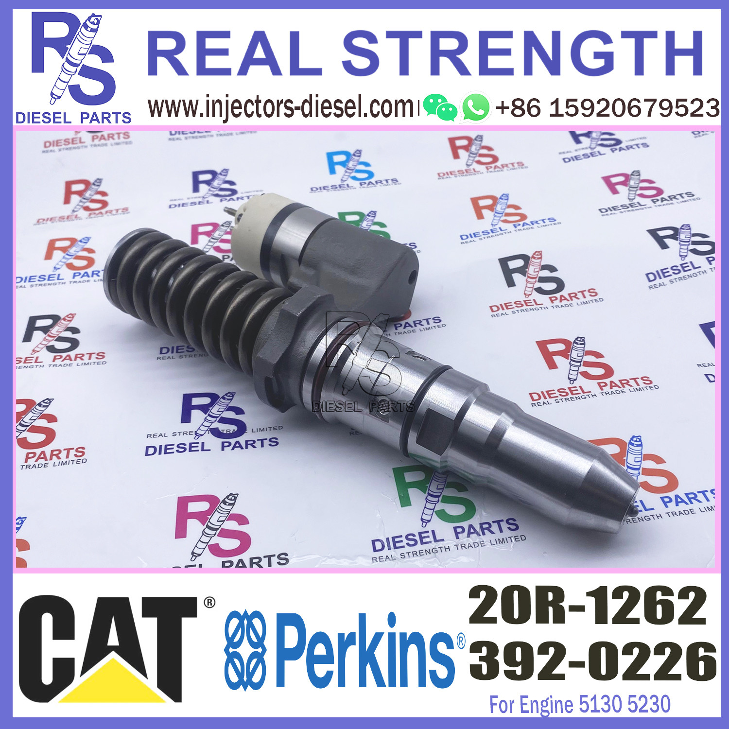 Common Rail Control Valve Injector Valve Common Rail Injector for 5130 5230 392-0226 20R-1262