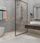 Office Decor Mix Color 3% Porcelain Floor Tiles Carpet