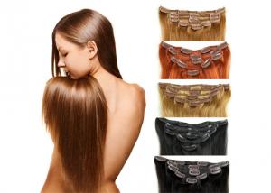 Wholesale Full Ends Seamless Easy Clip In Human Hair Extensions For Black Women from china suppliers