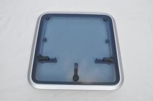 Wholesale 575x575mm Anodized Aluminum Square Hatch Porthole With Tempered Glass For Marine Boat Yacht from china suppliers