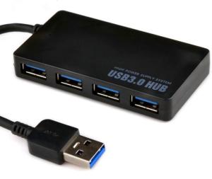 Wholesale Ultra - Thin Four - Port USB 3.0 Desktop Hub For 5G High - Speed Splitter 5V from china suppliers