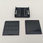 Standard Square Matrix Waffle Pack Chip Tray Match Lid Clip Environmentally