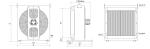 DELH Heavy Duty Mobile Hydraulic Heat Exchangers mobile hydraulic cooler