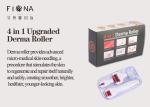 private label dermaroller 4 in 1 kit derma care facial derma roller micro needle