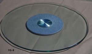 Wholesale Transparent Tempered Turnplate For Restaurant (YG-8) from china suppliers