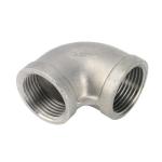 90 Degree Stainless Steel Elbow Pipe SS Inner Screw Bent Female Casting Threaded