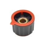 Round Oven 18T Temperature Control Knob Size Φ22.7*17.2mm For 6mm Shaft