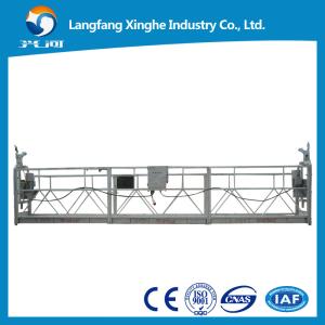 Wholesale zlp800 building suspended wire rope platform， temporary gondola， electric cradle from china suppliers