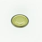 211 65mm Diameter BPA FREE, Gold Color Metal Can Lids, for dry food, dairy food,