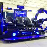 2022 Dreamland Reality Virtual Game Machine 4 Seats 9D VR Roller Coaster Cinema