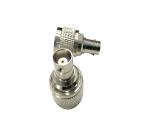 Rf Coaxial Nickel Plated N Male To BNC Female Connector Adaptor 2500V Rms