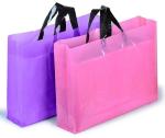 Cloth Packaging, Apparel Bags, Merchandise Pink and Purple Thick Plastic PVC