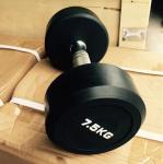 Free Weight Gym Dumbbells Fitness Training Rubber Round Dumbbells