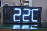 12 Inch LED Time And Temperature Board Outdoor Advertising Needs Time Temp Signs