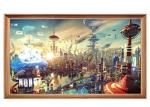 Electronic Intelligent Digital Signage 32In Wifi Wood Photo Frame Video Playing
