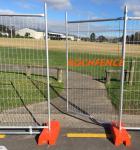 Iron Wire Temporary Security Fencing Aging Resistant Anti Corrosion