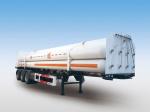 8 Tubes 2 Axles Lpg Semi Trailers For 16000L CNG