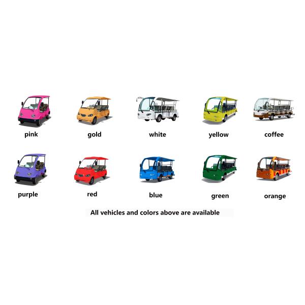 48V 4KW Mini 4 Seater Electric Car For Park City Walking Street