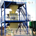 Tower Type Full Automatic Dry Mix Mortar Production Line Carbon Steel Material