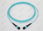 OM3 MPO MTP Patch Cord RoHS Certified For Fiber Optic Telecommunication