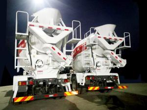 Wholesale 10 Cubic Meter Concrete Mixer Truck , Fast Feed Rate Ready Mix Truck Durable from china suppliers
