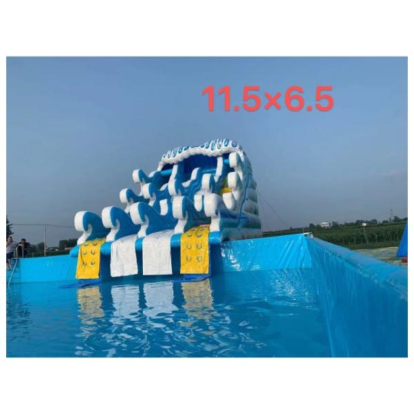 Eco-Friendly Outdoor Adult Rectangular Metal Frame Inflatable Pool for Hot Water Park