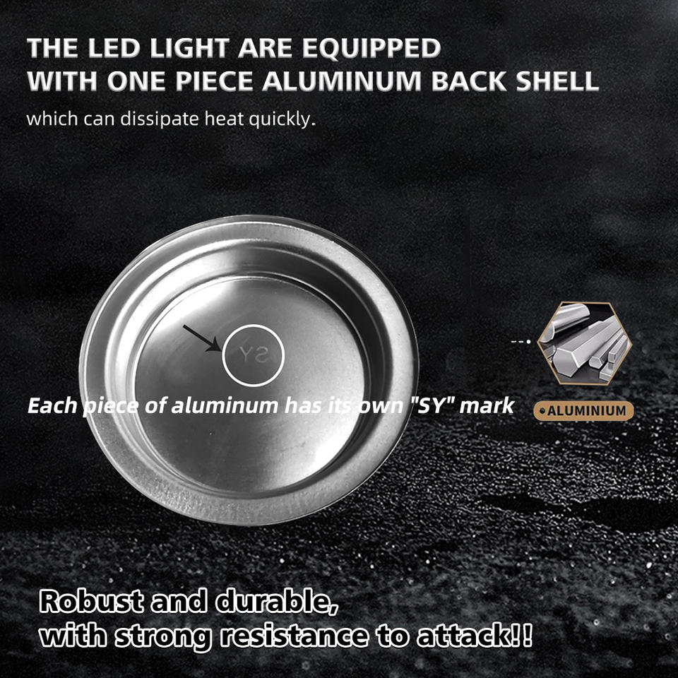 Red Blue DRL LED Motorcycle Headlight IP67 6 Inch CM125 Water Lamp